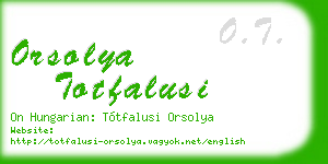 orsolya totfalusi business card