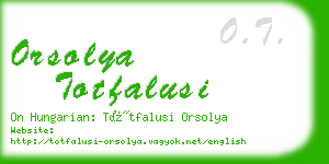 orsolya totfalusi business card